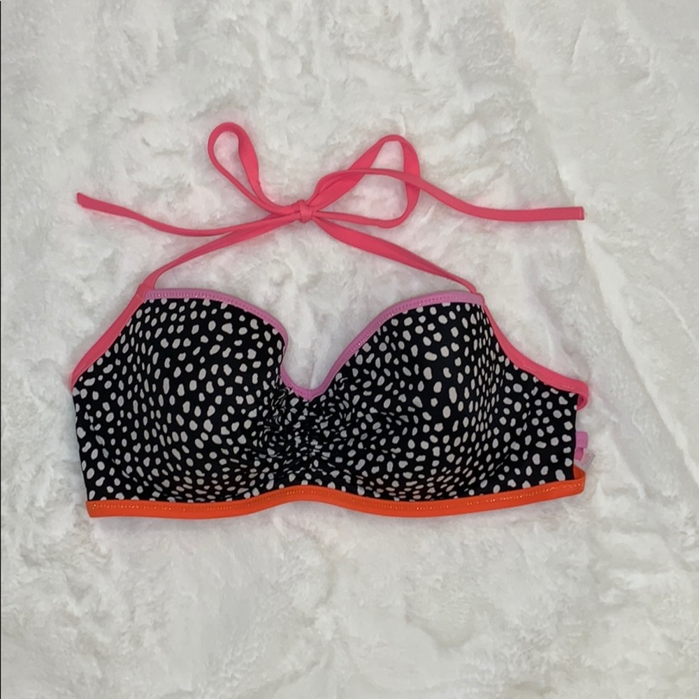 Spotted bikini top